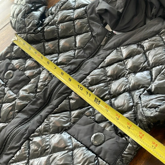 Moncler BAIEL Black Women Quilted Coat Jacket  Small made in Italy - with flaws - Picture 4 of 17